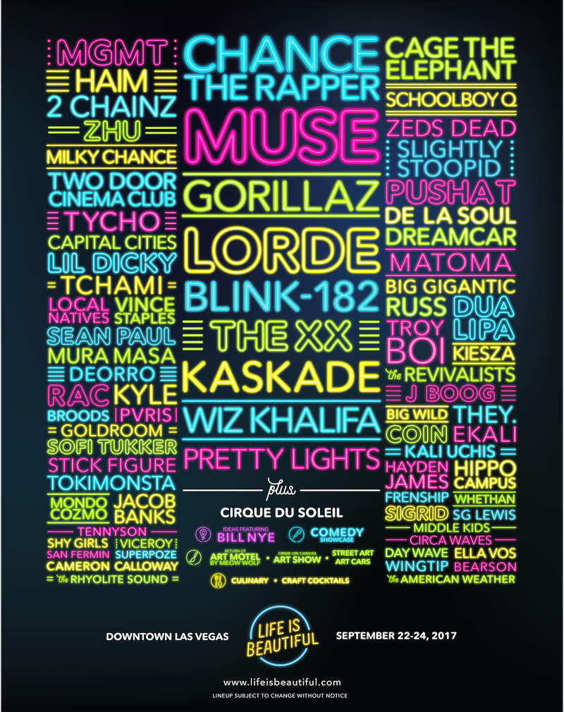 Illustration for article titled Kinda bonkers Life Is Beautiful Festival announces lineup
